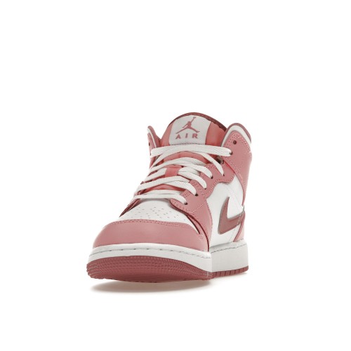 Кроссы Jordan 1 Mid Valentines Day (2023) (GS) - подростковая сетка размеров