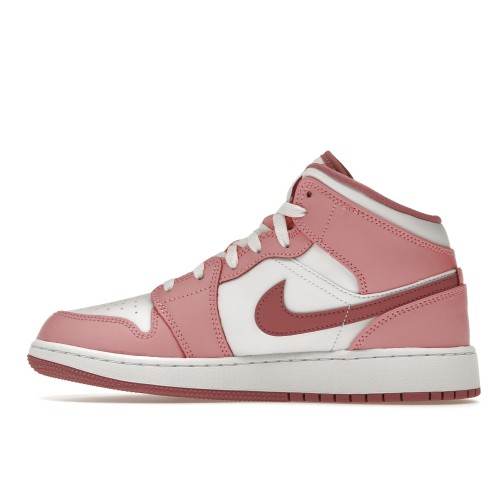 Кроссы Jordan 1 Mid Valentines Day (2023) (GS) - подростковая сетка размеров