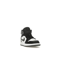 Детские Jordan 1 Mid Black White Iron Grey (PS)