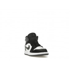 Детские Jordan 1 Mid Black White Iron Grey (PS)
