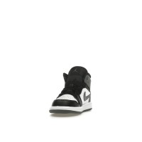 Детские Jordan 1 Mid Black White Iron Grey (PS)