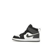 Детские Jordan 1 Mid Black White Iron Grey (PS)
