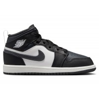 Детские Jordan 1 Mid Off Noir Toe (PS)