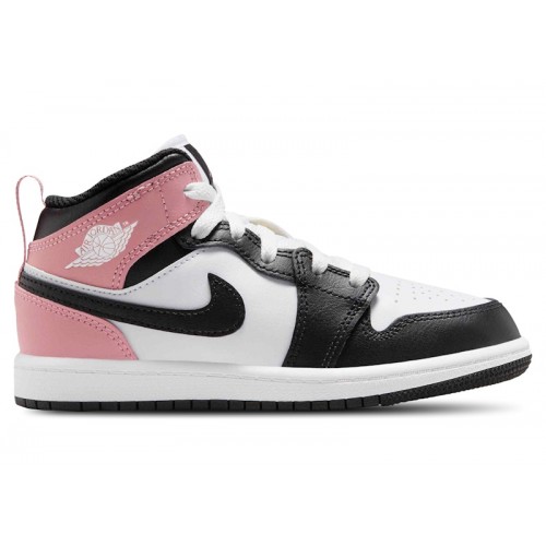Air Jordan 1 Mid PS Rust Pink - детская сетка размеров