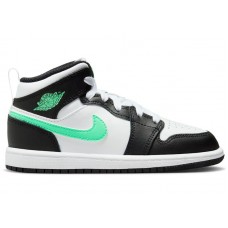 Детские Jordan 1 Mid Green Glow (PS)