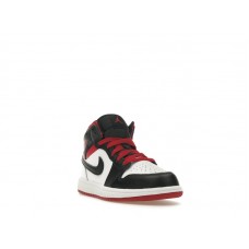 Детские Jordan 1 Mid Gym Red Black Toe (PS)