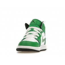 Детские Jordan 1 Mid Lucky Green (PS)