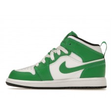 Детские Jordan 1 Mid Lucky Green (PS)