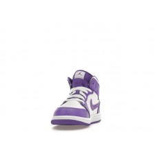Детские Jordan 1 Mid Purple Venom (PS)