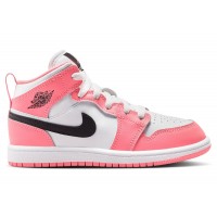 Детские Jordan 1 Mid Pink Gaze (PS)