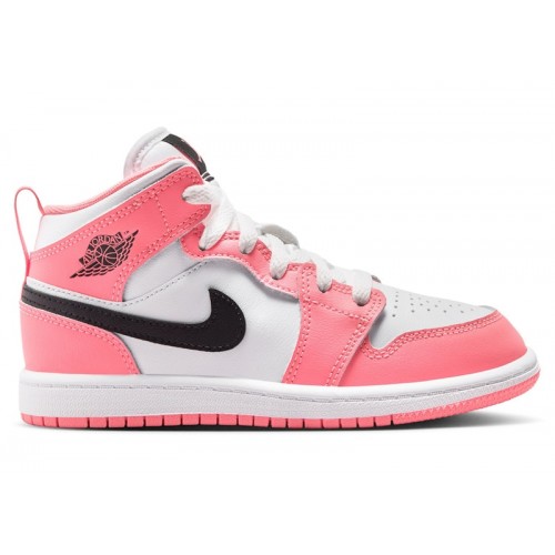 Jordan 1 Mid Pink Gaze (PS) - детская сетка размеров
