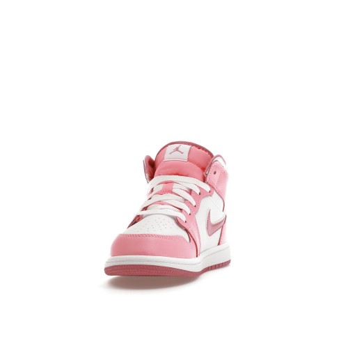 Кроссы Jordan 1 Mid Valentines Day (2023) (PS) - детская сетка размеров