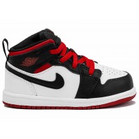 Кроссовки для малыша Jordan 1 Mid White Gym Red (TD)