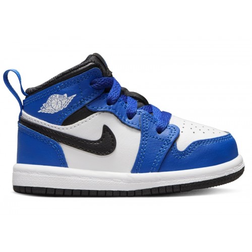 Air Jordan 1 Mid TD Game Royal - детская сетка размеров