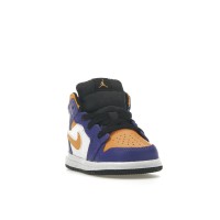 Малышам Jordan 1 Mid Lakers (2022) (TD)