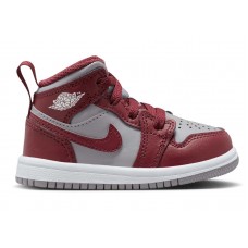 Кроссовки для малыша Jordan 1 Mid Cherrywood Red (TD)