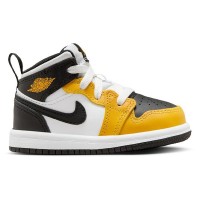 Малышам Jordan 1 Mid Yellow Ochre (TD)