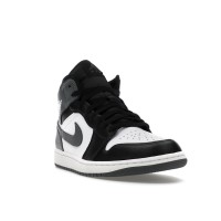 Jordan 1 Mid Black White Iron Grey
