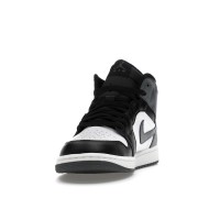 Jordan 1 Mid Black White Iron Grey