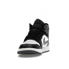 Jordan 1 Mid Black White Iron Grey
