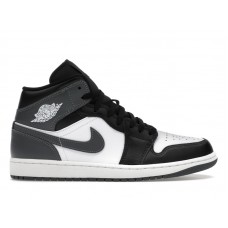 Кроссовки Jordan 1 Mid Black White Iron Grey