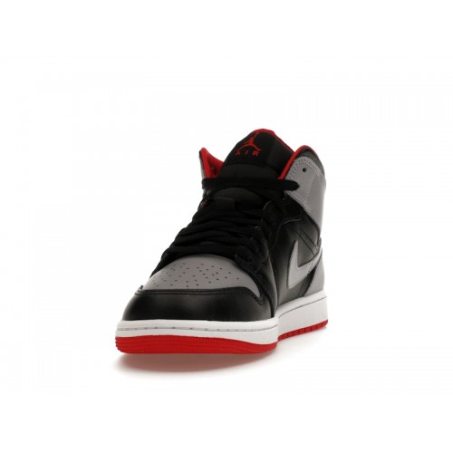 Кроссы Jordan 1 Mid Bred Shadow - мужская сетка размеров