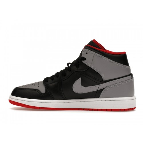Кроссы Jordan 1 Mid Bred Shadow - мужская сетка размеров