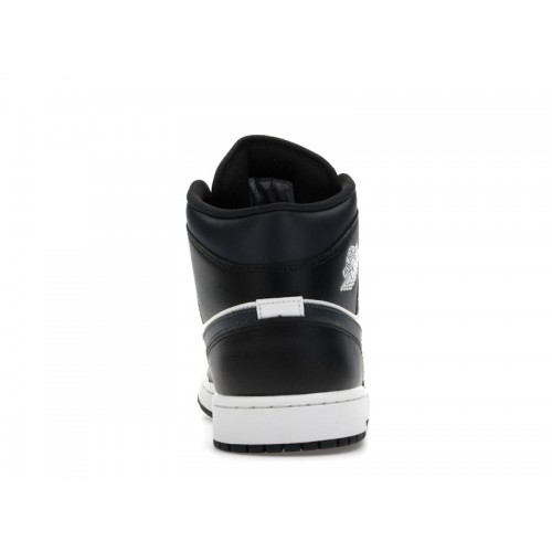 Air Jordan 1 Mid Black Off Noir - мужская сетка размеров