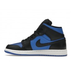 Jordan 1 Mid Black Royal Blue