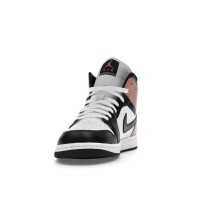 Jordan 1 Mid White Rust Pink Black