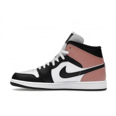 Jordan 1 Mid White Rust Pink Black