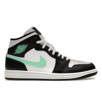 Кроссовки Jordan 1 Mid Green Glow