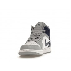 Jordan 1 Mid Wolf Grey Midnight Navy