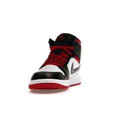 Jordan 1 Mid Gym Red Black Toe