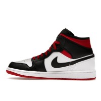 Jordan 1 Mid Gym Red Black Toe