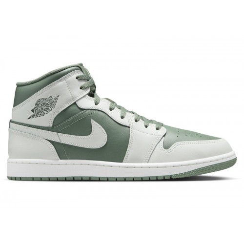 Jordan 1 Mid Summit White Vintage Lichen - мужская сетка размеров