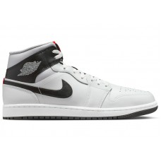 Jordan 1 Mid White Neutral Grey Infrared