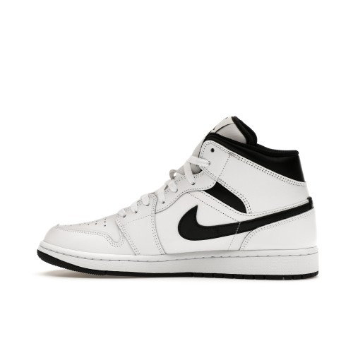 Кроссы Jordan 1 Mid Reverse Panda - мужская сетка размеров