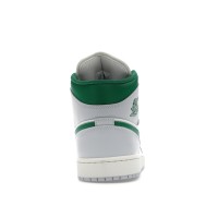 Jordan 1 Mid White Pure Platinum Pine Green