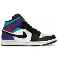 Jordan 1 Mid Court Purple Tropical Twist