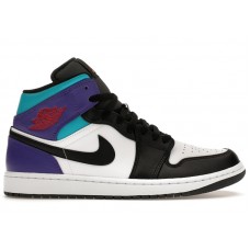 Jordan 1 Mid Court Purple Tropical Twist