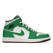 Кроссовки Jordan 1 Mid Lucky Green