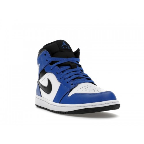 Кроссы Jordan 1 Mid Game Royal - мужская сетка размеров