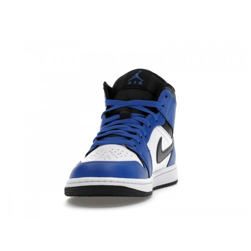 Кроссы Jordan 1 Mid Game Royal - мужская сетка размеров
