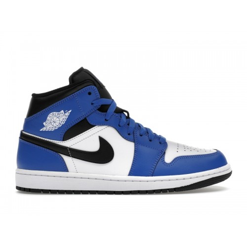 Кроссы Jordan 1 Mid Game Royal - мужская сетка размеров