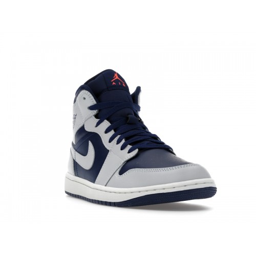 Air Jordan 1 Mid Blue Void - мужская сетка размеров