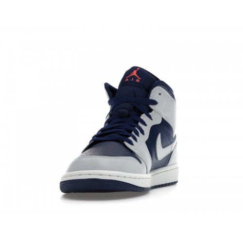 Air Jordan 1 Mid Blue Void - мужская сетка размеров