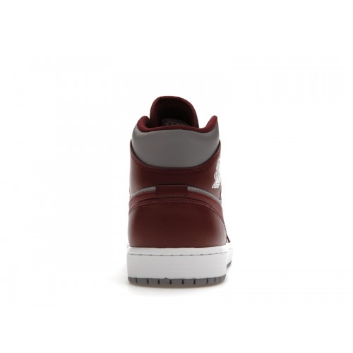 Кроссы Jordan 1 Mid Cherrywood Red - мужская сетка размеров
