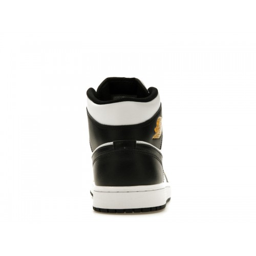 Кроссы Jordan 1 Mid Yellow Ochre - мужская сетка размеров