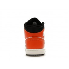 Jordan 1 Mid Black Toe Starfish